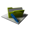 edit, full, folder, write, writing icon