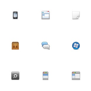 Project icon sets preview