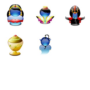 Aladdin Lumina icon sets preview