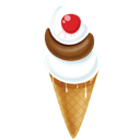 Cone, Cream icon