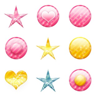 Pink Gold icon sets preview