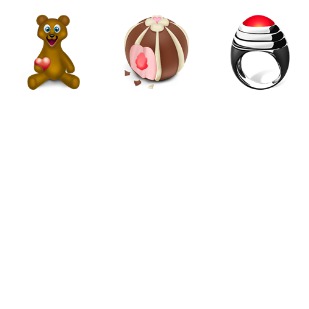 Gifts icon sets preview