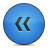 button, rewind, blue icon