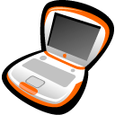 ibook,tangerine icon