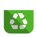 Bin, Full, Recycling icon