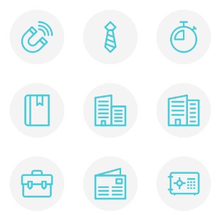 Business icon sets preview