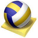 volley, beach icon