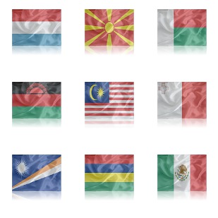 Flags Of The World 2 icon sets preview