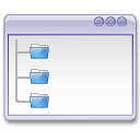 Folder, Tree, View, Window icon