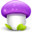 Mushroom, Purple icon