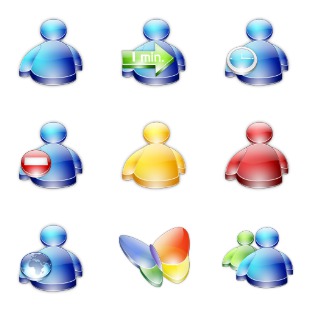 Msn Buddy icon sets preview