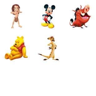 Disney icon sets preview