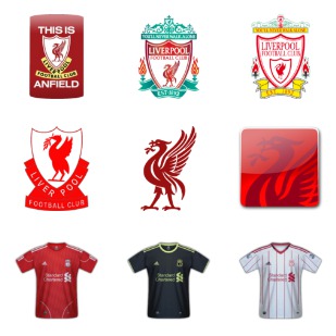 Liverpool FC icon sets preview