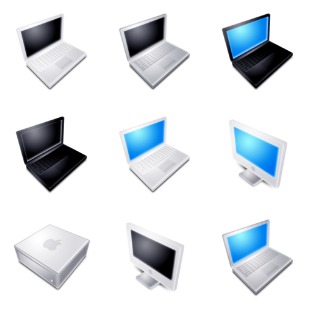 Blend Apple Hardware icon sets preview