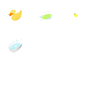 Bathroom icon sets preview
