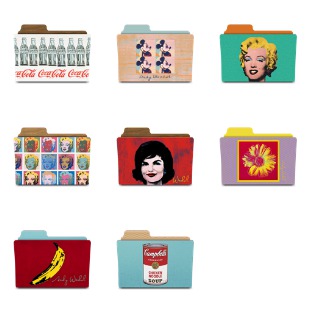 Warhol Folders icon sets preview