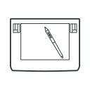 writing, drawing, tablet, mobile, tables, pen, device icon