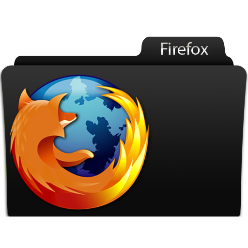 Black Firefox Icon Black And Blue Icon Sets Icon Ninja