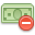 Delete, Money icon