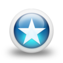 Glossy 3d blue orbs2 112 icon