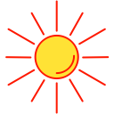 weather, sun, sunny, hot icon