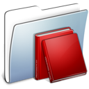 Graphite Smooth Folder Library icon