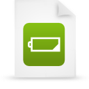 file, green, paper, document icon