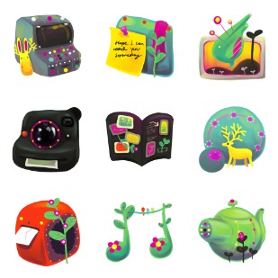 Gaia 10 icon sets preview