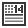 calendar, agenda icon