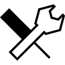 Wrench and Screwdriver crossed icon