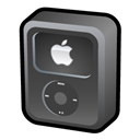 Black, Ipod, Video icon