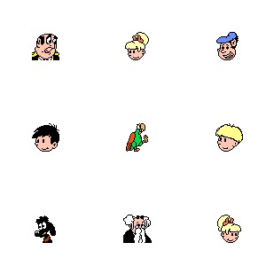 Jommeke icon sets preview