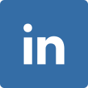 linkedin, social, media, square icon