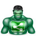 Hulk, Sharethis icon