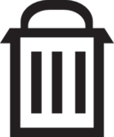 Garbage container icon