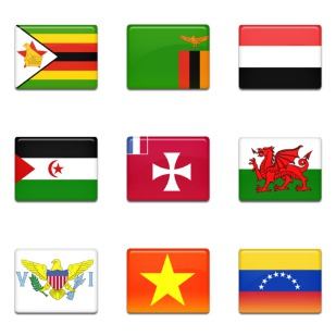 All Country Flag icon sets preview