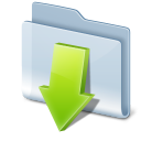 folder, downloads icon