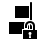 vertical, open, lock, align, right icon