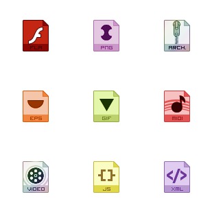 Mnemo Filetype icon sets preview