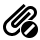 clip, cancel icon