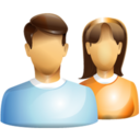 people,female,group icon