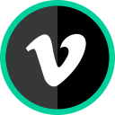 social, logo, media, online, vimeo icon