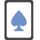 card, spade icon