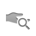 share, hand, zoom icon