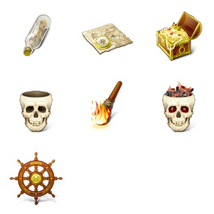 Pirate icon sets preview