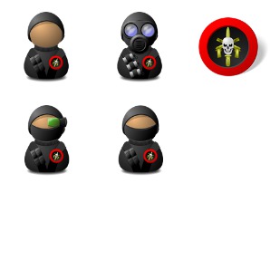 Elite Soldiers icon sets preview