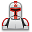 trooper, user, captain icon