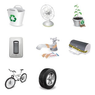 Global Warming Advices icon sets preview