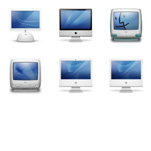 iMac Generations icon sets preview