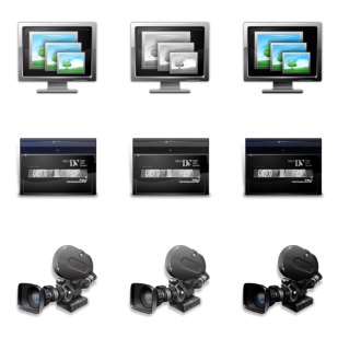 Real Vista Video Production icon sets preview